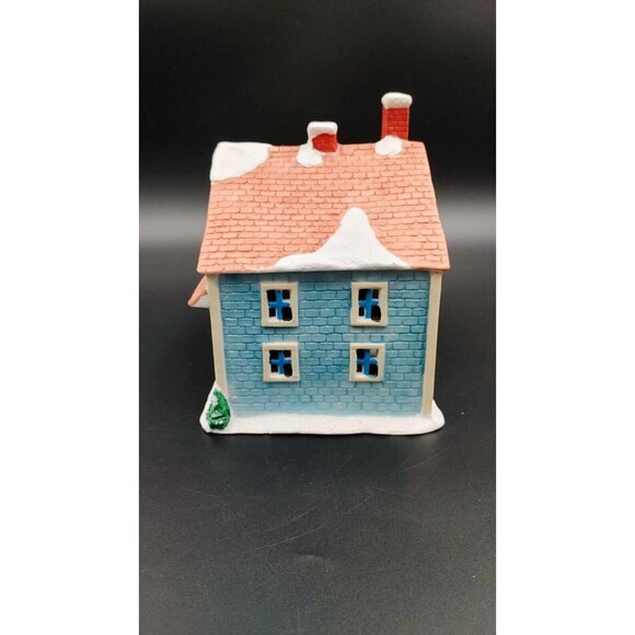 Dickens Collectables Christmas Village Post Office Lighted Building Vintage 1989 - Picture 3 of 9